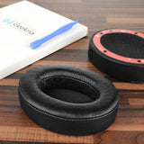 Geekria Elite Sheepskin Replacement Ear Pads for Beats Studio 3 (A1914), Studio 3.0 Wireless Headphones Ear Cushions, Headset Earpads, Ear Cups Cover Repair Parts (Black)