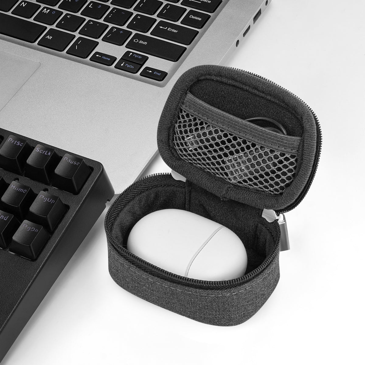 Geekria Earbuds Carrying Pouch Compatible with Google Pixel Buds Pro,