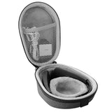 Geekria Shield Headphone Case Compatible with MUSE 2, MUSE, The Brain Sensing Headband Case, Replacement Hard Shell Travel Carrying Bag with Cable Storage (Dark Grey)