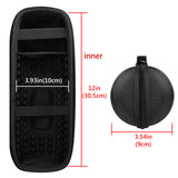 Geekria Shield Speaker Case Compatible with JBL Charge 5, Charge 4 Portable Bluetooth Speaker Case, Replacement Hard Shell Travel Carrying Bag with Cable Storage (Black)