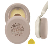 Geekria QuickFit Replacement Ear Pads for Jabra Evolve2 75 MS, Evolve2 75 UC Wireless Headphones Ear Cushions, Headset Earpads, Ear Cups Cover Repair Parts (Gold)