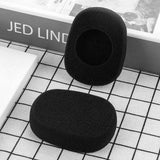 Geekria Comfort Foam Replacement Ear Pads + Mic Windscreen Foam Compatible with BlueParrott B450-XT, B450XT Headphones Mic Foam Cover + Ear Cushions / Cushion Pad Repair Parts (Black)