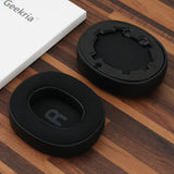 Geekria Comfort Mesh Fabric Replacement Ear Pads for JBL Tune 700BT, 710BT, 720BT, 750BTNC, 760NC, 770NC Wireless Over-Ear Headphones, Ear Cushions, Repair Parts (Black)