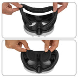 Geekria VR Facial Interface & Face Cover Pad Compatible with Meta Quest 3, Sweat-Proof PU Foam Cushion, Accessory Set with Anti-Leakage Light Nose Pad and Lens Protector, Air-Circulation Design