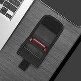 Geekria Earbuds Pouch with Belt Loop Compatible with Jabra Elite 10/ 8/ 85t /7 Active Earbud Case, Protective Case Cover with Clip Holder for Bag Strap