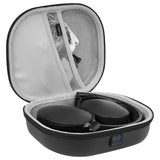 Geekria Shield Headphones Case Compatible with Skullcandy CrusherANC2, CrusherANC, CrusherEvo, HeshANC, HeshEvo, Riff2 Case, Replacement Hard Shell Travel Carrying Bag with Cable Storage (Black)