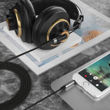 Geekria Audio Cable Compatible with AKG Q701, K702, K712, K271S, K271MKII, K240S, K245, K241, K175, K171, K240 Studio, K240S, K240 Cable, 3.5mm Braided Nylon Replacement Stereo Cord (6ft / 1.7m)