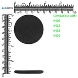 Geekria Comfort Foam Replacement Ear Pads for AKG K420, K412, K403, K402 Headphones Ear Cushions, Headset Earpads, Ear Cups Cover Repair Parts (Black)