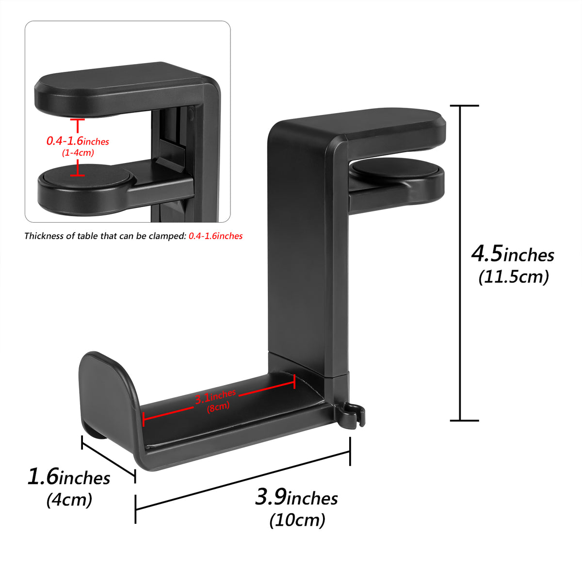 VoiceJoy Universal Over Ear Gaming Headphone Stand Holder Hanger Desk Headset St