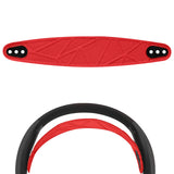 Geekria Flex Fabric Headband Pad Compatible with SteelSeries Arctis Nova Pro, Arctis Nova 7, Arctis Nova 4, Arctis Nova 3, Arctis Nova 1 Headphones Replacement Band, Headset Head Cushion (Red)