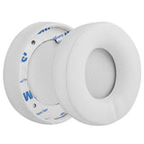 Geekria QuickFit Replacement Ear Pads for Beats Solo Pro (A1881) Headphones Ear Cushions, Headset Earpads, Ear Cups Cover Repair Parts (Ivory)