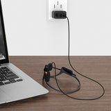 Geekria Snap Quick Connect Charger Cable Compatible with Shokz OpenRun, OpenRun Pro, OpenRun Mini, USB Replacement Magnetic Bone Conduction Headphones Power Charging Cord (3.2 ft/100 cm 2 Pack)