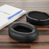 Geekria QuickFit Replacement Ear Pads for SONY MDR-100A MDR-100AAP MDR-H600A WH-H900N Headphones Ear Cushions, Headset Earpads, Ear Cups Cover Repair Parts (Black)