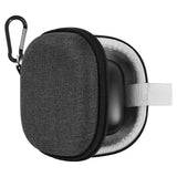Geekria Shield Earbuds Case Compatible with Beats Powerbeats Pro 2 True Wireless Earbuds, Replacement Protective Hard Shell Travel Carrying Bag with Cable Storage, Waterproof Portable (Grey)
