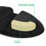 Geekria Velour Headband Pad Compatible with David Clark H10-13.4, H10-13S, H10-30, H10-13H, H10-13X, H10-60, H10-76 Headphones, Replacement Repair Part (Black)