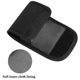 Geekria Earbuds Pouch with Belt Loop Compatible with Skullcandy Push Active True Wireless Earbuds, Cover with Clip Holder for Bag Strap (Black)