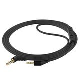 Geekria Audio Cable with Mic Compatible with Bose QuietComfort 3, QC3 Headphones Cable, 2.5mm to 3.5mm Replacement Stereo Cord with Inline Microphone and Volume Control (4 ft/1.2 m)