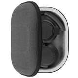 Geekria Shield Headphones Case Compatible with Audio-Technica ATH-ANC900BT, ATH-SR50BT, ATH-SR30BT Case, Replacement Hard Shell Travel Carrying Bag with Cable Storage (Dark Grey)