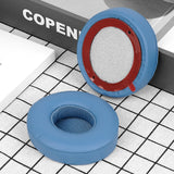 Geekria QuickFit Replacement Ear Pads for Beats Solo 4 Wireless On-Ear Headphones Ear Cushions, Headset Earpads, Ear Cups Cover Repair Parts (Blue)