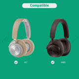 Geekria Audio Cable with Mic Compatible with B&O H95 HX H9i H8i, H9 H7 H6 Headphones, 1/8" (3.5mm) to 3.5mm Replacement Stereo Cord with Inline Microphone and Volume Control (4 ft/1.2 m)