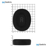 Geekria Comfort Mesh Fabric Replacement Ear Pads for JBL Tune 700BT, 710BT, 720BT, 750BTNC, 760NC, 770NC Wireless Over-Ear Headphones, Ear Cushions, Repair Parts (Black)