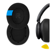 Geekria Sport Cooling-Gel Replacement Ear Pads for Anker Soundcore Life Q30, Life Q35 Headphones Ear Cushions, Headset Earpads, Ear Cups Cover Repair Parts (Black)