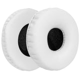 Geekria QuickFit Replacement Ear Pads for Logitech H390, H600, H609 Headphones Ear Cushions, Headset Earpads, Ear Cups Cover Repair Parts (White)