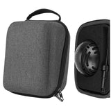 Geekria for Creators Microphone Case Compatible with Blue Snowball Ice Hard Shell Mic Carrying Case, Travel Protective Bag with Cable Storage (Grey)