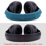 Geekria Knit Fabric Headband Cover Compatible with Bose QC 35II, QC 25, Beats Studio3, Studio2.0, Sony WH1000XM5, Sennheiser Urbanite XL Headphones, Replacement Repair Part (Pop Blue)
