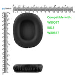 Geekria QuickFit Replacement Ear Pads for Edifier W800BT (FCC ID:Z9G-EDF41), K815, W808BT Headphones Ear Cushions, Headset Earpads, Ear Cups Cover Repair Parts (Black)