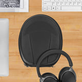 Geekria Shield Headphones Case Compatible with Bose QC Ultra, QC SE, QC45, QC35, QC3, QC2, QC15, AE 2i Headphones, Replacement Protective Hard Shell Travel Carrying Bag with Cable Storage (Black)