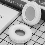 Geekria QuickFit Replacement Ear Pads for Beats Solo HD On-Ear Headphones Ear Cushions, Headset Earpads, Ear Cups Cover Repair Parts (White)