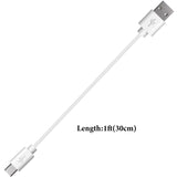 Geekria USB Speakers Short Charger Cable Compatible with JBL GO2, Flip4, Flip3, Charge2+, Charge3, Pulse3, Boombox, USB Replacement Power Charging Cord (1 ft / 30 cm 2 Pack)