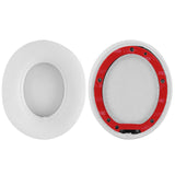 Geekria QuickFit Replacement Ear Pads for Beats Studio 3 (A1914), Studio 3.0 Wireless Headphones Ear Cushions, Headset Earpads, Ear Cups Cover Repair Parts (White)