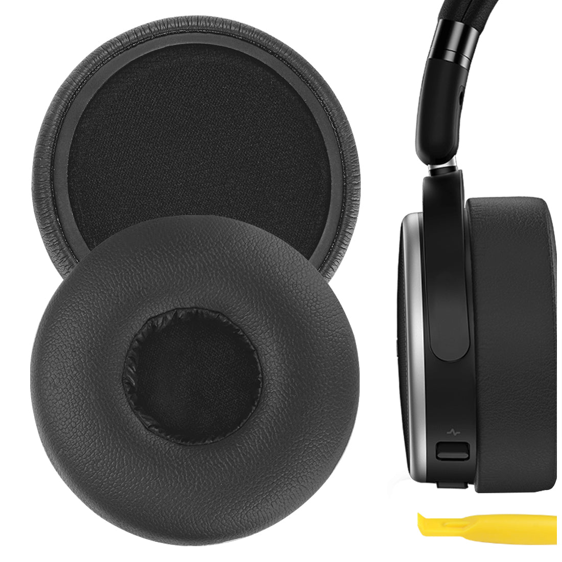 Geekria QuickFit Replacement Ear Pads for AKG N60NC Wire Headphones Ea