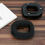 Geekria Comfort Velour Replacement Ear Pads for Astro A50 Gen 4 Headphones Ear Cushions, Headset Earpads, Ear Cups Cover Repair Parts (Black)