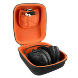 Geekria Shield Headphones Case Compatible with Audio-Technica ATH-R30x, ATH-R50x, ATH-AD900X, ATH-AD500X, ATH-R70X, Replacement Hard Shell Travel Carrying Bag with Cable Storage (Black)