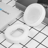 Geekria Comfort Mesh Fabric Replacement Ear Pads for SteelSeries Arctis Nova Pro Wired, Arctis Nova 1/ 3/ 4/ 5/ 7 Headphones Ear Cushions, Repair Parts (White)