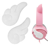 Geekria Angel Wings Decorative for Headphones, Diy Decoration Accessories Easy Install, No Tool Needed ( White/1 Pair )