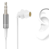Geekria Sleep Earplugs, 6.6 FT / 200 CM Mono Earbud Single Ear Noise Isolating Earphone, 3.5MM Tangle Free Sleep Headphones for Side Sleepers (Without Mic / White)