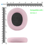 Geekria NOVA Mesh Fabric Replacement Ear Pads for Astro A10 Gen 2 Gaming Headphones Ear Cushions, Headset Earpads, Ear Cups Cover Repair Parts (Pink)