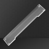 Geekria Acrylic TKL Keyboard Wrist Rest, for 80% Layout 87 Key Mechanical Gaming Keyboard.Ergonomic for Easy Typing Pain Relief Compatible with Razer TKL Keyboard, Logitech TKL Keyboard (Frosted)