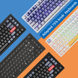 Geekria 75% 84-Key Knob Keyboard Dust Cover, Clear Acrylic Keypads Cover, Compatible with Keychron Q1 HE / Max / Pro, EPOMAKER TH80 75%, Glorious Gaming - GMMK PRO 75%