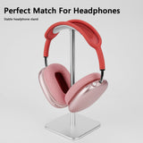 Geekria Aluminum Alloy Headphones Stand for Over-Ear Headphones, Gaming Headset Holder, Desk Display Hanger Compatible with Sony WH-1000XM5 (Silver)