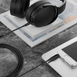 Geekria Audio Cable with Mic Compatible with Skullcandy Hesh Evo, Hesh 3, Hesh 2, Venue, Riff 2 Headphones Cable, 1/8" (3.5mm) to 3.5mm Replacement Stereo Cord with Inline Microphone (4 ft/1.2 m)