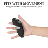 Geekria Silicone Controller Cover Compatible with Meta Quest 3, Anti-Throw Handle Sleeve, with Adjustable Wrist Knuckle and Signal Hole, VR Touch Controller Grip Cover (Black/1 Pair)