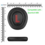 Geekria QuickFit Replacement Ear Pads for JBL Quantum 600 Wireless Headphones Ear Cushions, Repair Parts (Black)