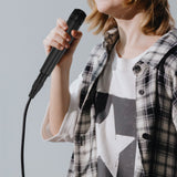 Geekria for Creators 6.35MM (1/4 Inch) to XLR Female Microphone Cable 10 ft / 3 M, Compatible with Shure MV7X, SM57, SM7B, PGA48-QTR, PGA58-QTR, BETA 58A Balanced Mic Cord (Black)