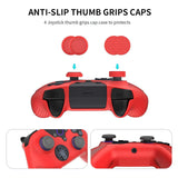 Geekria Handle Protective Cover Compatible with Luna Controller, Anti-Throw Handle Protective Silicone Cover Compatible for Luna Wireless Controller (Red)