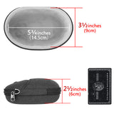 Geekria Hard Mouse Case Compatible with Logitech G502 HERO/G502 SE Hero/G502 Lightspeed Mouse, Electronics Accessories with Cable Storage for Wireless Gaming Office Mouse (Dark Grey)